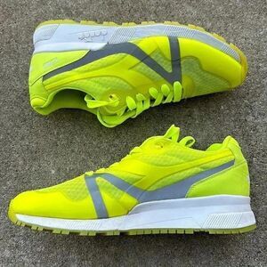 Diadora n9000 Fluorescent Yellow Sneakers Sz 12
